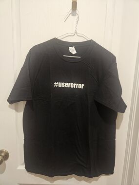 #usererror Black Graphic Tee - Unbranded